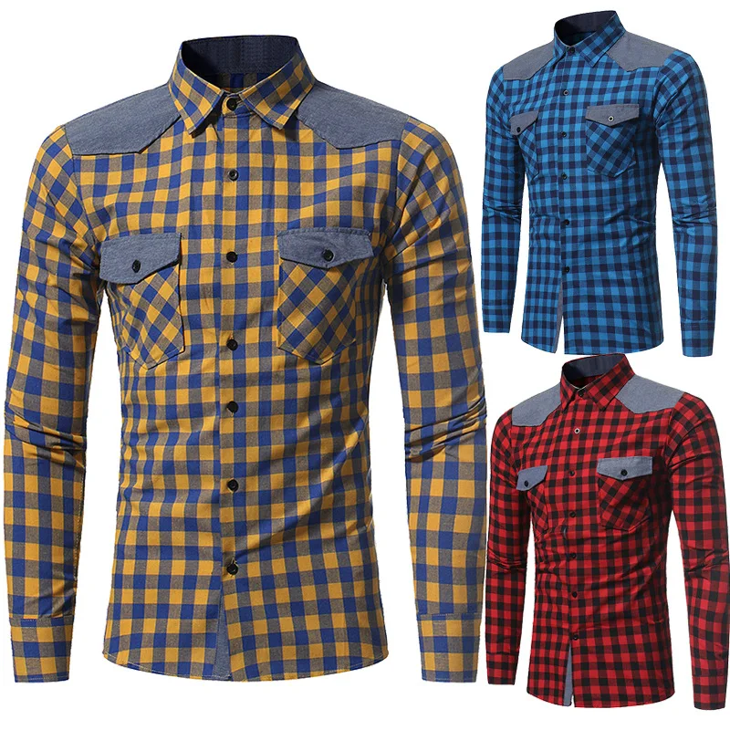 

Men's Plaid Mens Shirts Men's Casual Holsters