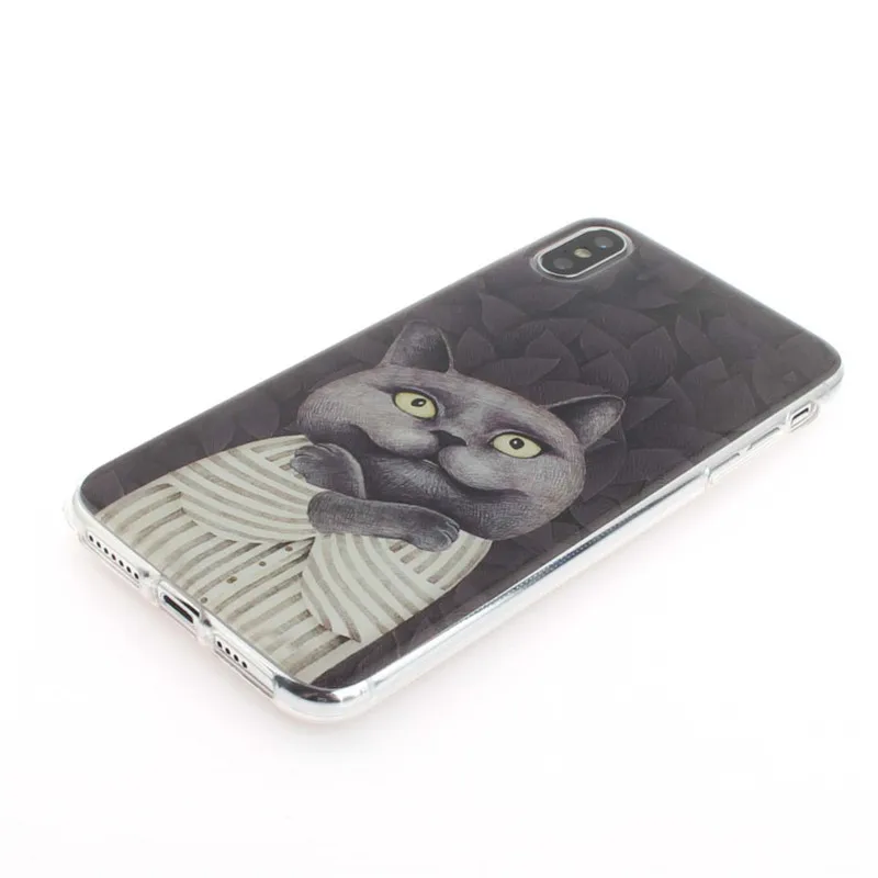 Чехол для Funda iPhone 6 на 5S 5 5se 6s 7 8 X XR XS Max XSMax силиконовый чехол с цветочным рисунком