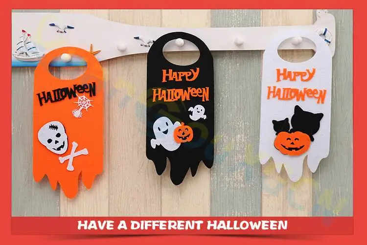 Хэллоуин украшения Тыква вешалка привидение дверная ручка висячая бирка для