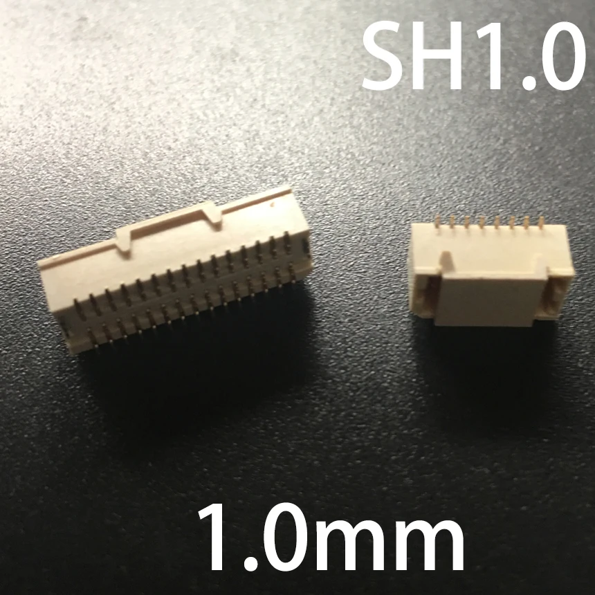 SH1.0 1 0 мм Шаг 2*15P 2x15P 2*20P 2x20P 2*25P 2x25P 30 40 50 контактов Женский Разъем SMD SMT коннектор |