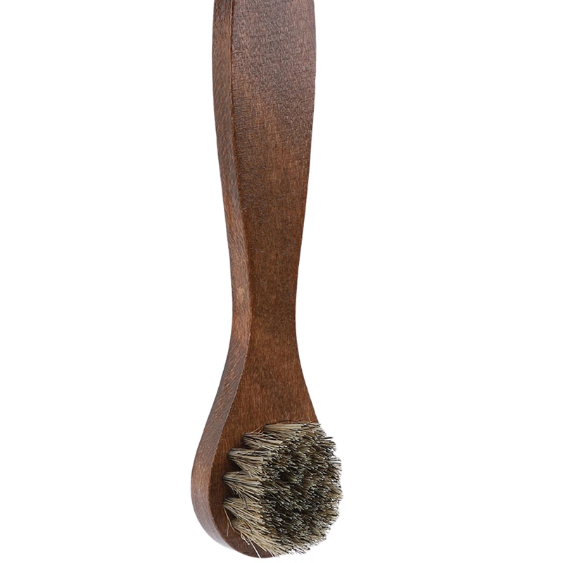 Многофункциональная щетка для мытья с длинной деревянной ручкой и щетиной
