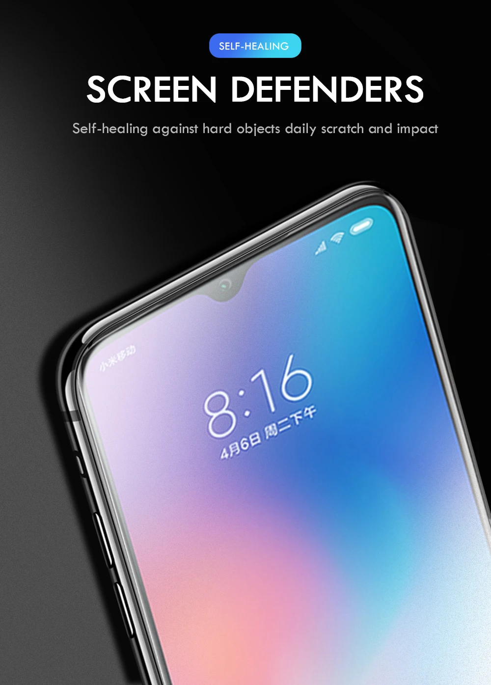 0,1 мм гелевая Защитная пленка для Xiaomi Mi 9 9 SE Глянцевая 3D A3 Защита экрана для Xiaomi Mi 9 6 8 Lite задняя Гидрогелевая пленка