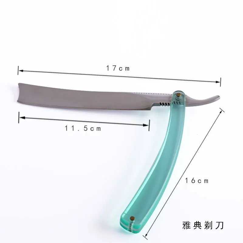 Традиционные мужские прямые бритвы кисточки отделка лезвие из нержавеющей стали