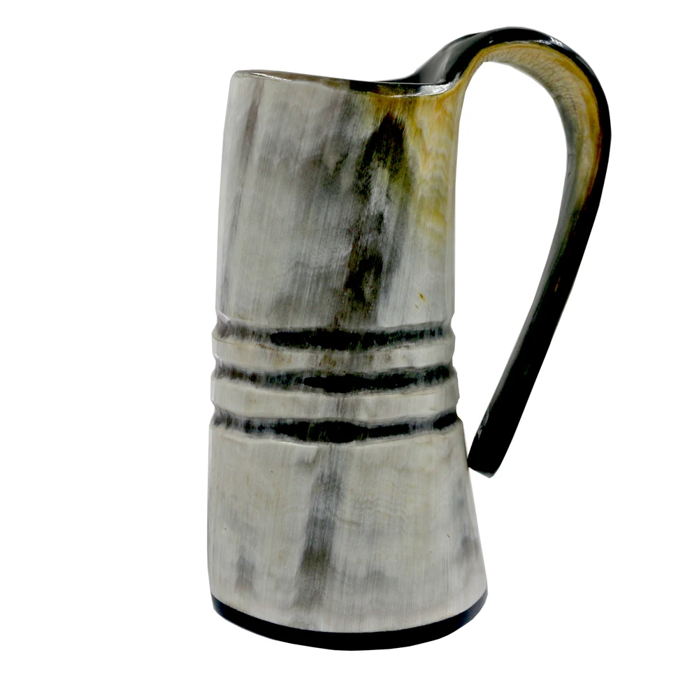 Натуральный бычий Рог кружка викинга кружка рог для напитков Tankard аутентичная средневековая вдохновленная Питьевая кружка