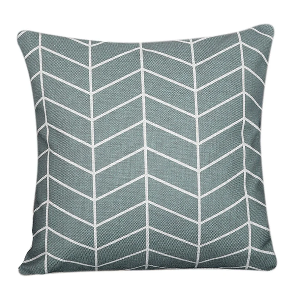 Утолщенный Хлопок и лен ткань обивка Подушка Чехол для подушки офис диван