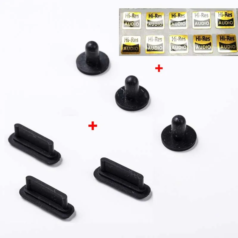 Black Пылезащитная заглушка для sony Walkman A50 A55 A56 A57 A55HN A56HN A57HN 3,5 мм Jack - Цвет: Black