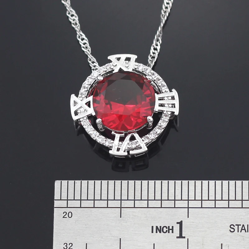 Haимис 2017 Горячая Распродажа гранат Женские Ювелирные наборы для свадьбы