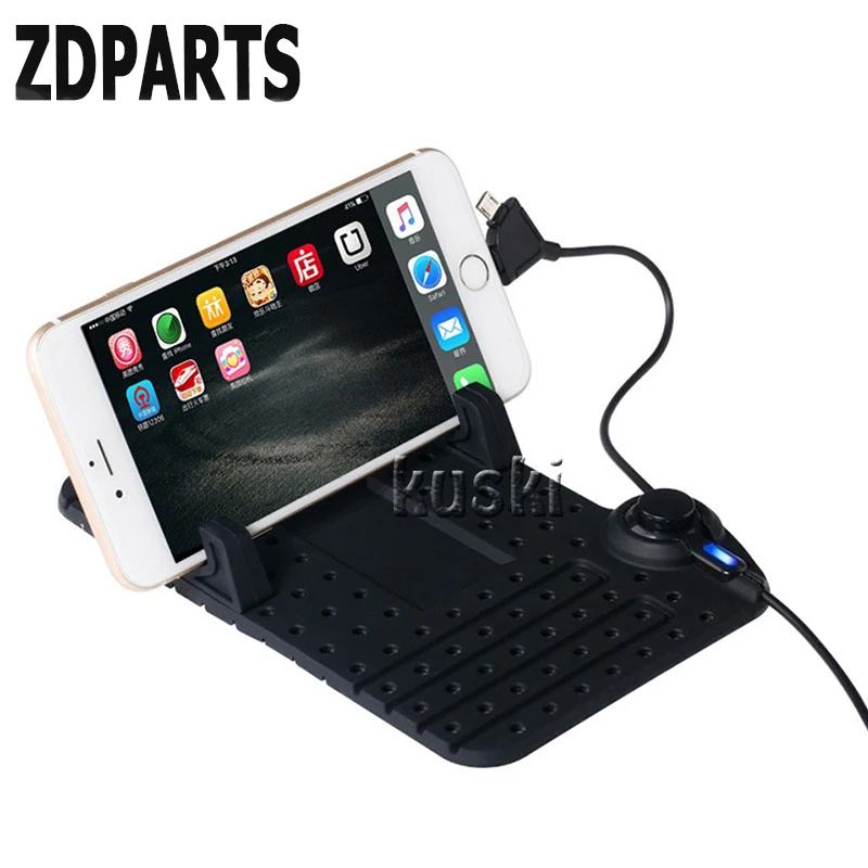 Автомобильный Противоскользящий коврик ZDPARTS для телефона зарядное устройство
