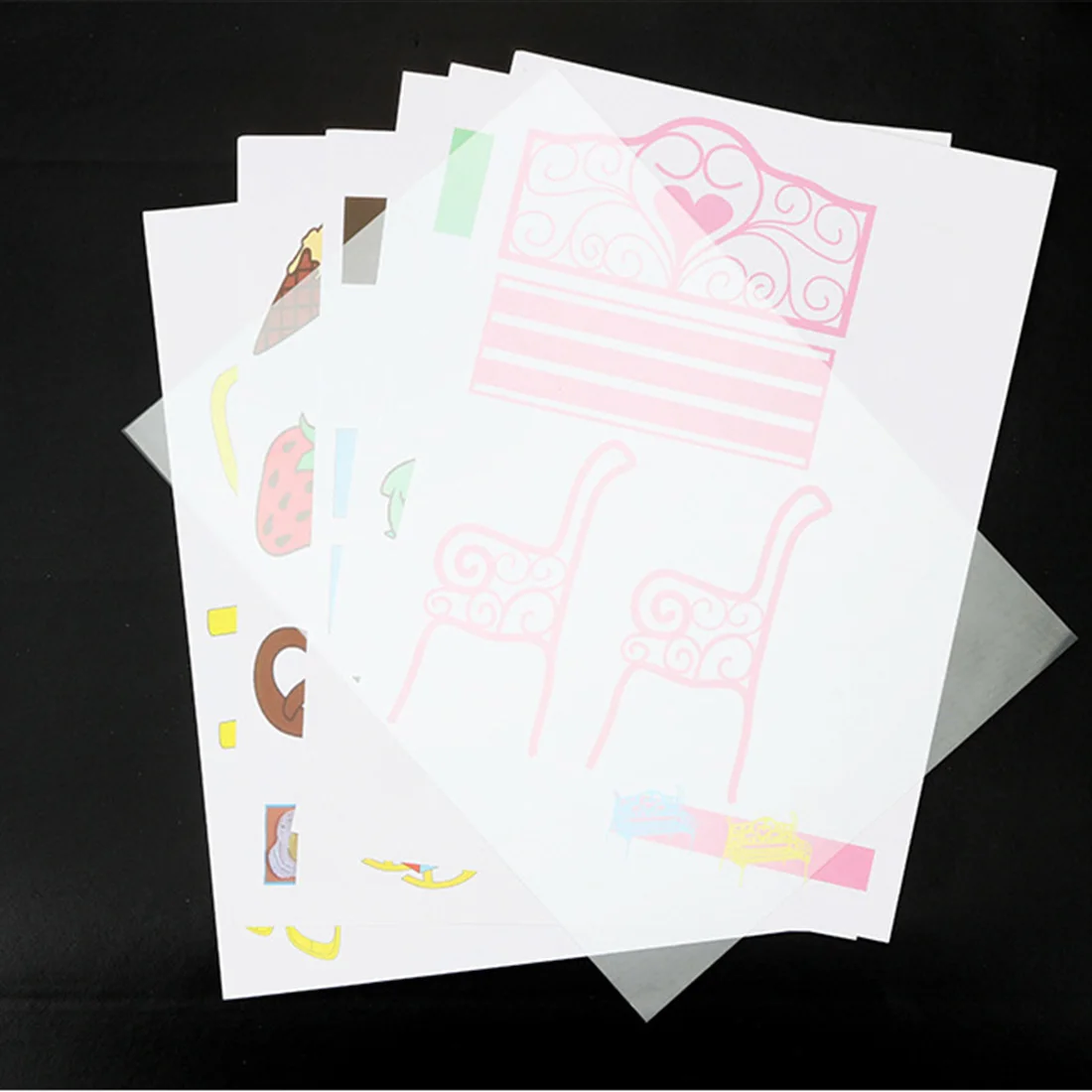 3D Ручка копировальная доска необходимая помощь специальная бумага 15 шт. шаблон