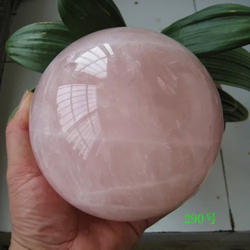 WBY 6680056 + натуральный порошок шар 130 мм розовый украшения хрустальный | Дом и сад