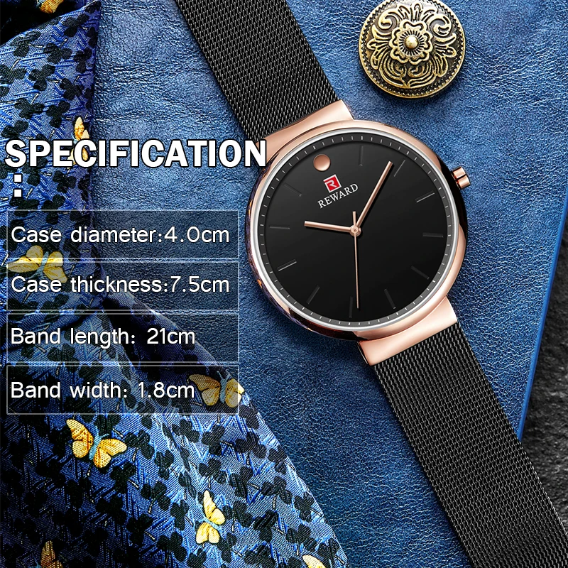 Часы наградные мужские ультратонкие брендовые кварцевые модные простые