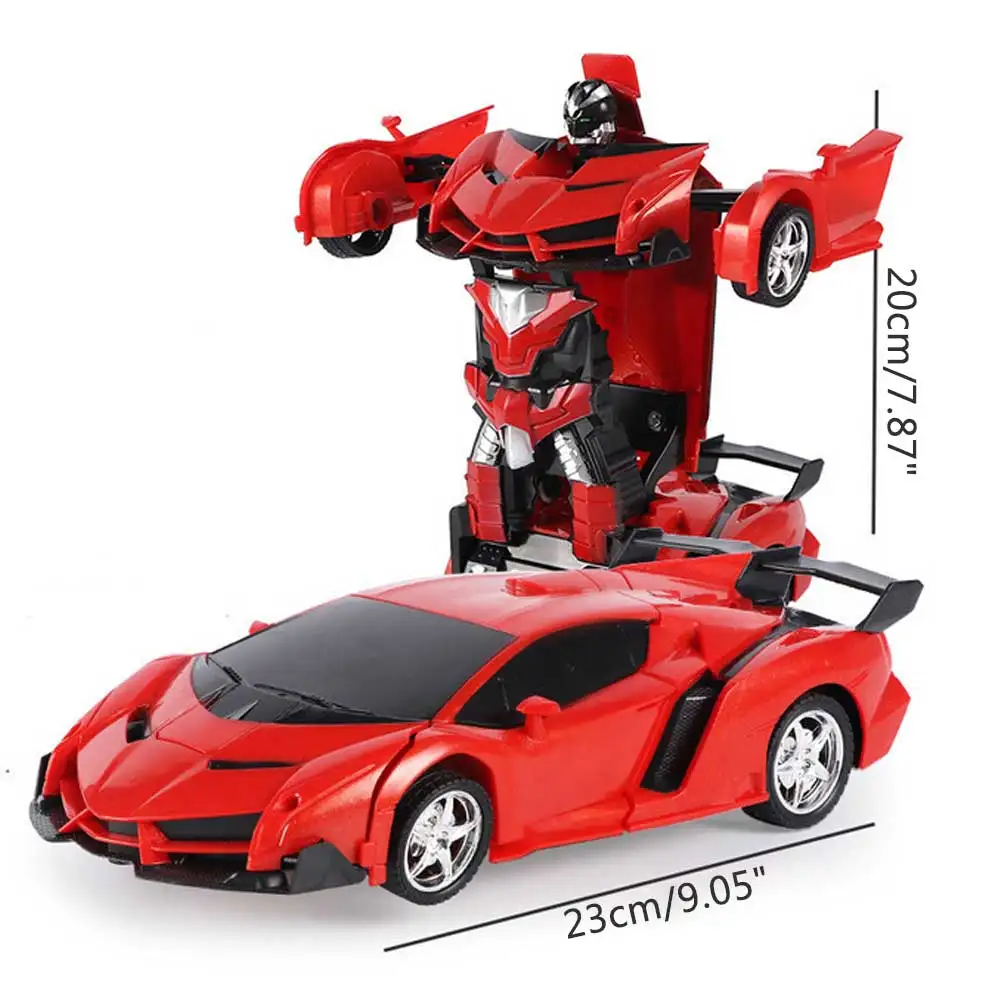 2 in1 RC автомобиль трансформации робот модели автомобиля дистанционного