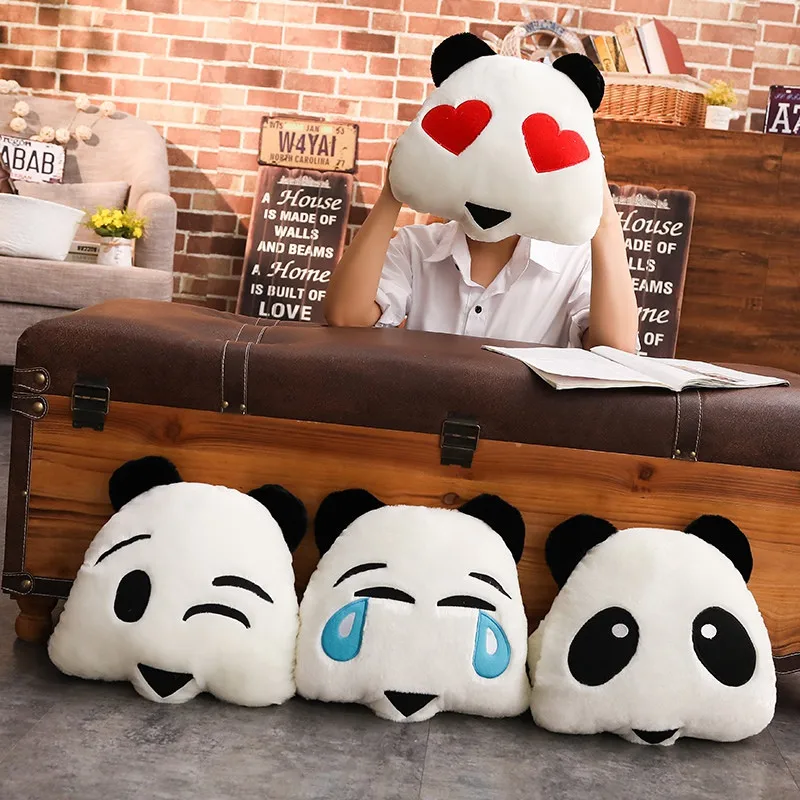 Birthday gifts Cartoon panda plush hand warmer warm handbags not charging double intervene pillow Shou Wu Christmas | Игрушки и хобби