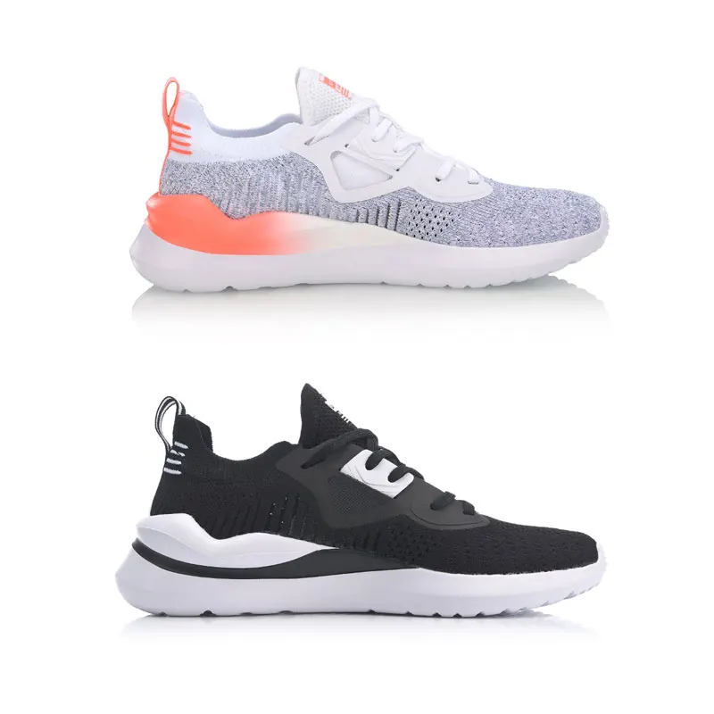 Li-Ning/Женская обувь для активного отдыха; дышащая спортивная обувь с подкладкой из моно-пряжи; кроссовки; AGLP018 YXB299
