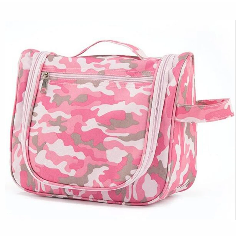 

New Travel Cosmetic Bag Oxford Camouflage Hanging Makeup Bags Washing Toiletry kits Storage For Female Traveling Organizer Cases