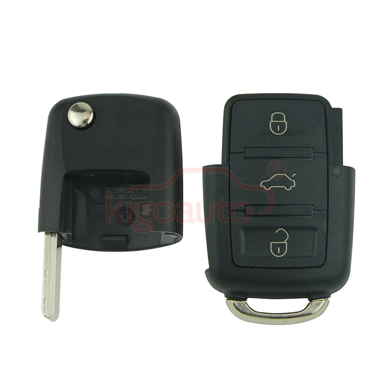 1JO 959 753 N откидной ключ HU66 3 кнопки 434 МГц дистанционный для VW Passat Golf Bora Jetta 2000