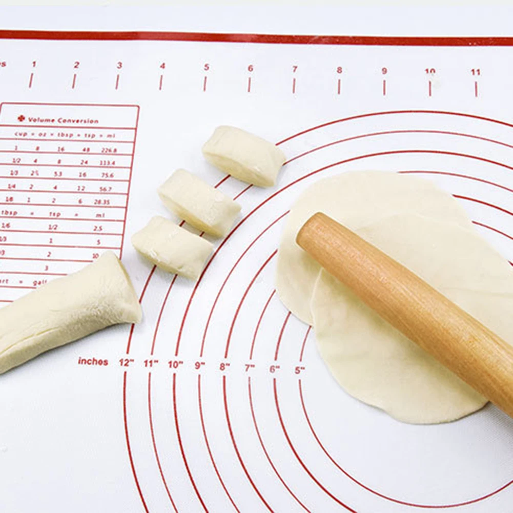 Прочный силиконовый коврик для выпечки 1 шт.|Скалки и кондитерские доски| |