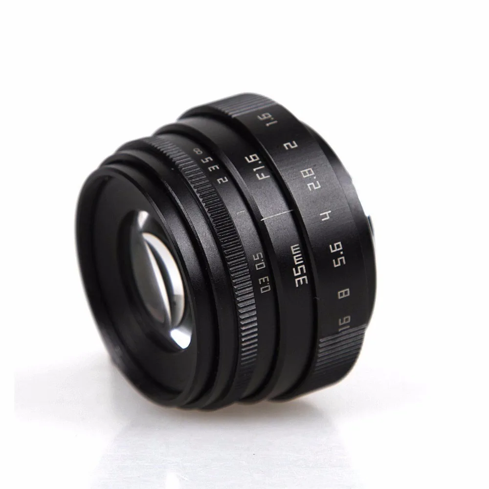 35 мм F1.6 CCTV объектив C Mount Camera Lens + Hood kit для Canon EOS M M1 M2 M3 M5 M6 M10 зеркальная камера|35mm