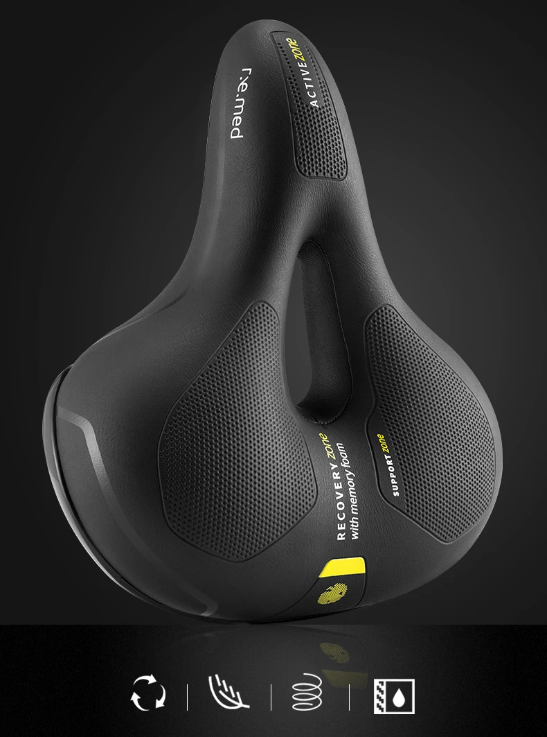 SELLE ROYAL MTB велосипедное седло с полой дышащей амортизацией, непромокаемая мягкая губка с эффектом памяти, повседневное Велосипедное Сиденье для бездорожья