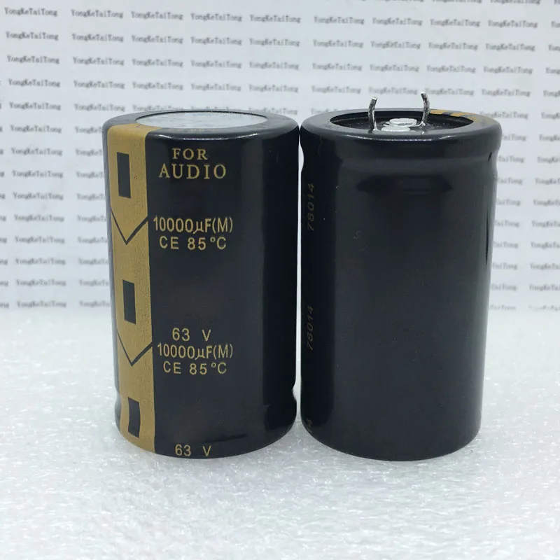 2 шт./лот 10000 мкФ с алюминиевой крышкой, 63В 10000 мкФ/63В 63V10000UF 85C DIP2 30*50 мм конденсатор с алюминиевой крышкой