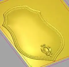 

3d model relief for cnc in STL file format locket_13