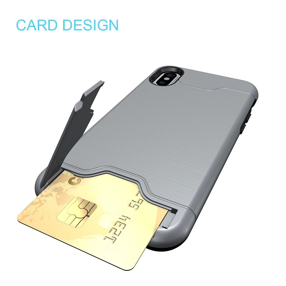Новый антидетонационных Подставки TPU + PC чехол телефона для iphone х Coque Телефонные