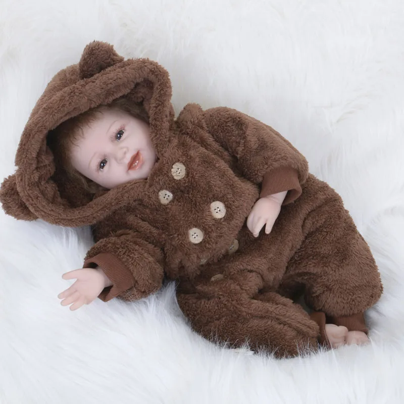 LEOOFU 55cm 22 inch bebe reborn doll body model baby girls boys toy high quality toys shop resin anime christmas gift | Игрушки и хобби