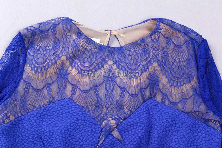 В наличии! J199 синий красный кружево дамы мода вечернее платье|dress celeb|dresses dropshipdress