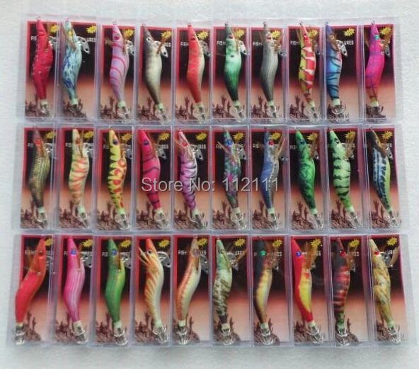 20 шт. Светящиеся в темноте светящиеся рыболовные приманки кальмар Egi креветки