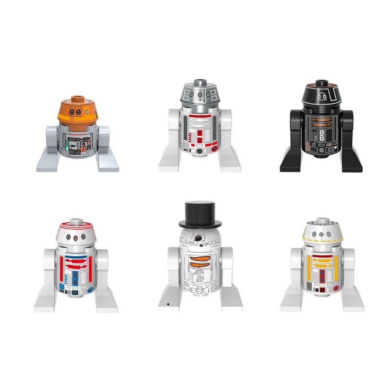 Фигурки из фильма Звездные войны R2D2 1 шт. строительные блоки совместимые с