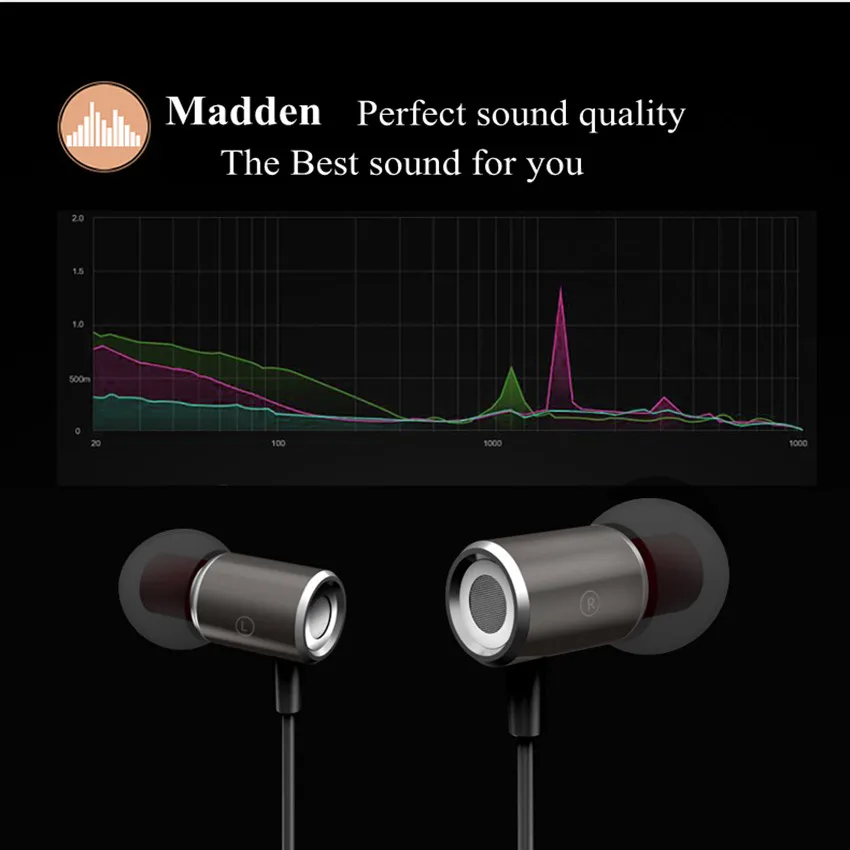 GutsyMan Metal Magnetic sport headset Bass In-ear Earphones Super Clear Noise isolating Earbud | Электроника