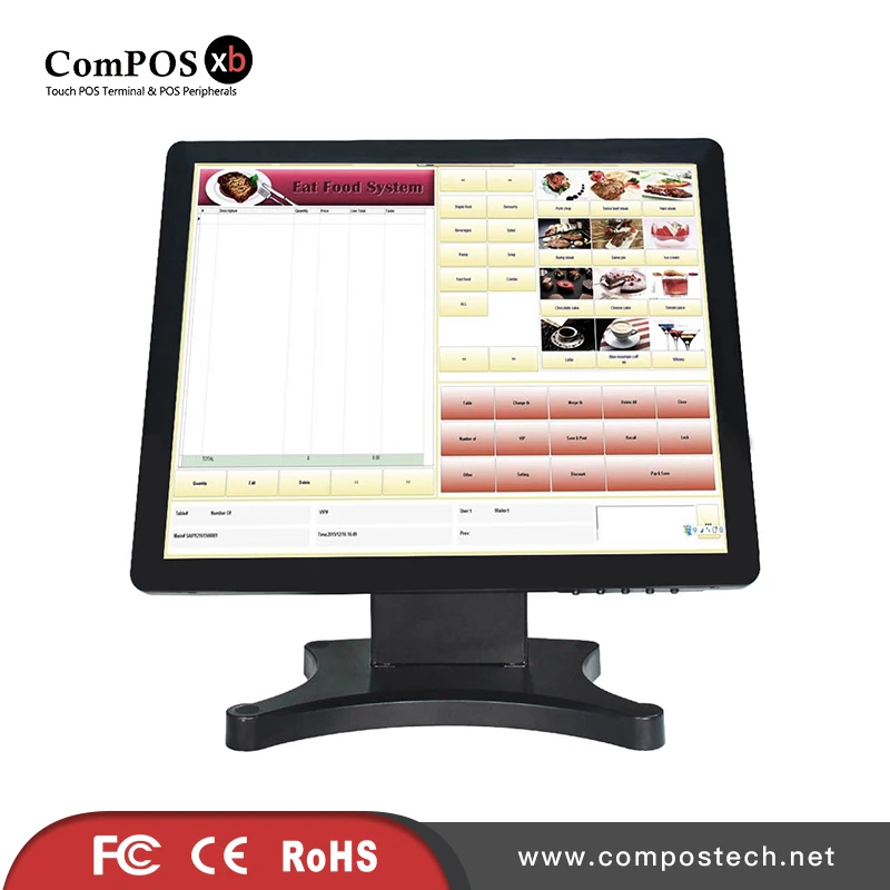 China's hot 17 inch touch display appearance business fashion used in restaurants clothing supermarkets retail LCD17T | Компьютеры и