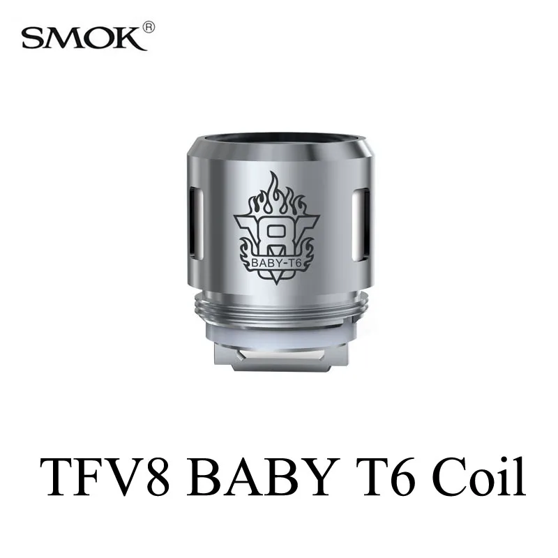 Электронная сигарета SMOK TFV8 детская катушка T6 Alien G150 G320 G Priv Al85 GX2/4 T Stick V8 Big BABY Core
