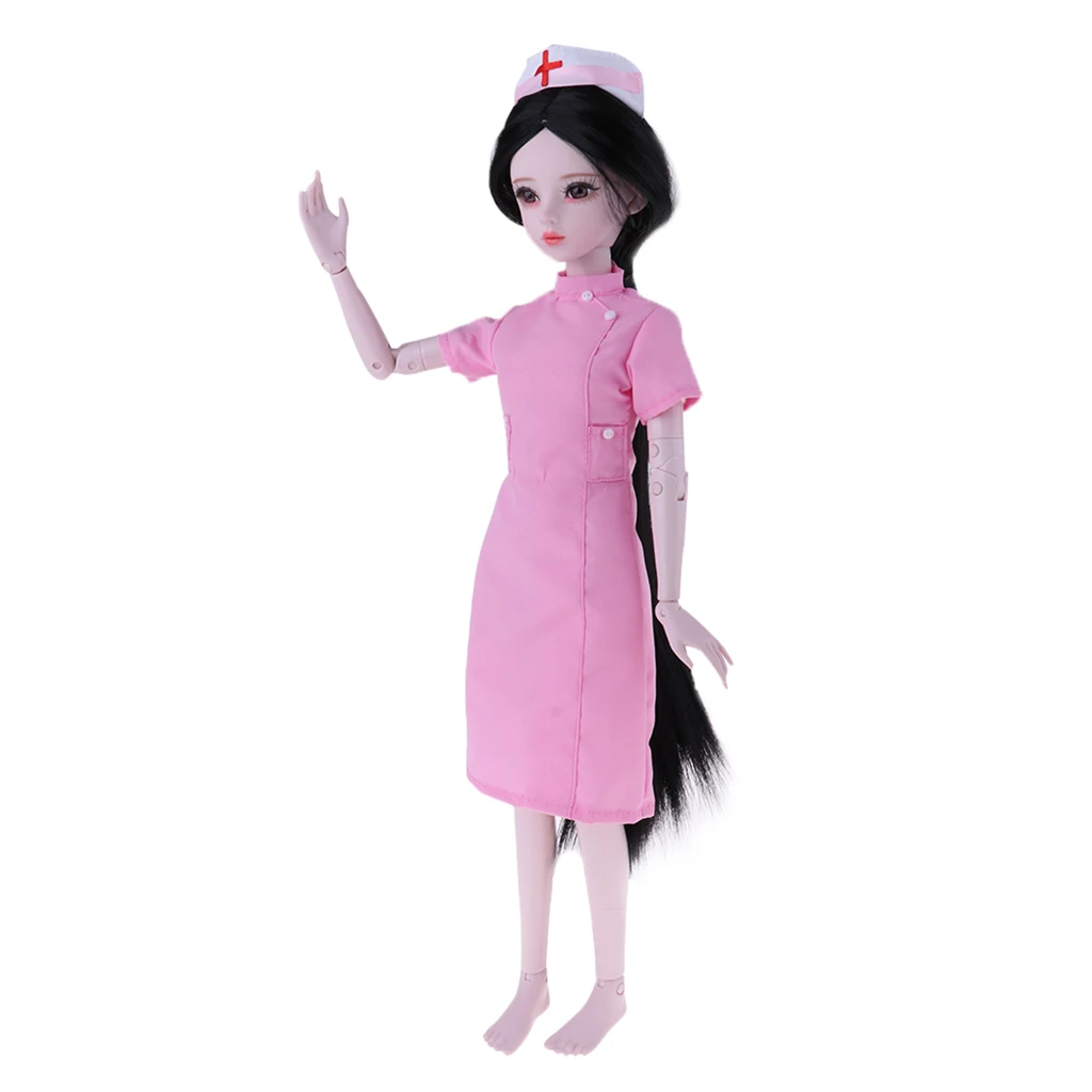1/3 BJD кукла ручной работы модная девочка кукла-няня с розовой одеждой и обувью игольчатый набор