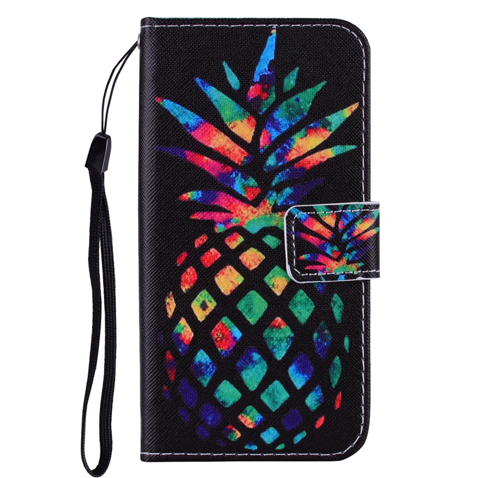Print Animal Pattern Flip PU Leather Wallet Stand Card Slot Lanyard Cover Case for Huawei P30 Pro P30lite Phone bag | Мобильные