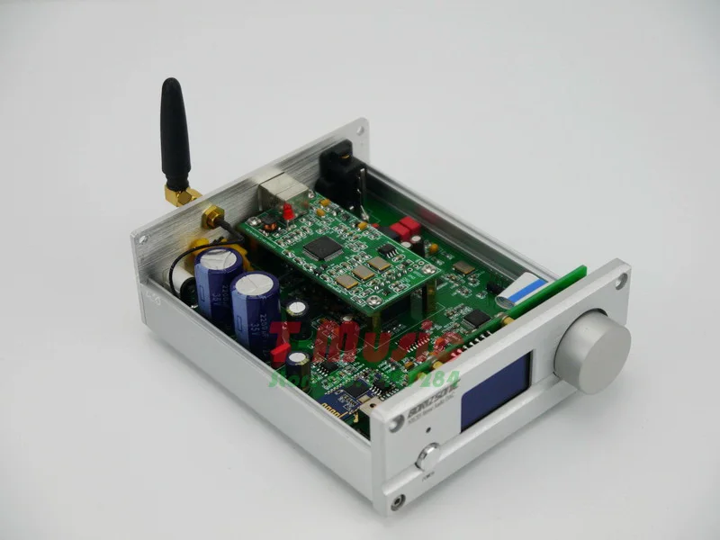 2019 Новый SU7 ES9038 Q2M XMOS XU208 USB DAC с Bluetooth 5 0 поддержка DSD DOP/32 бит 384 K (с OLED дисплеем