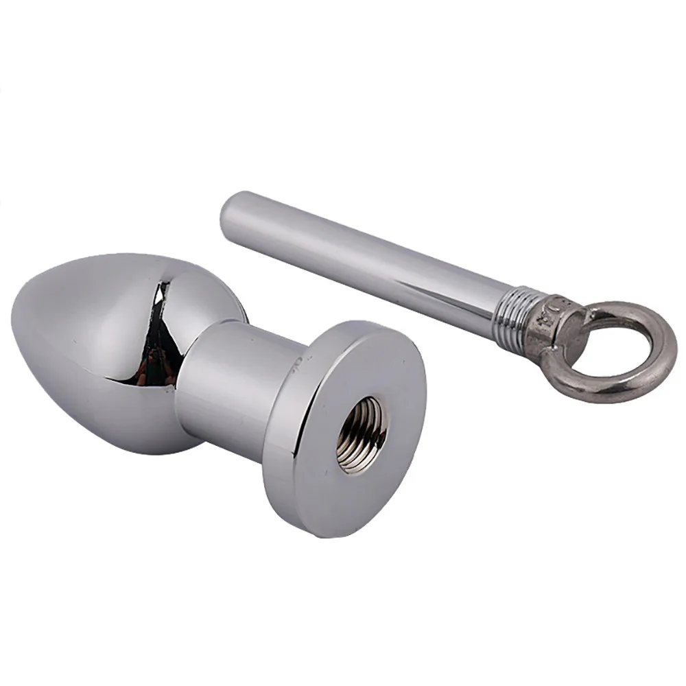 2018 Hot SM Anal Douche Enema Adult Sex Toys Stainless Steel Cleaning Toy plug L1120 |