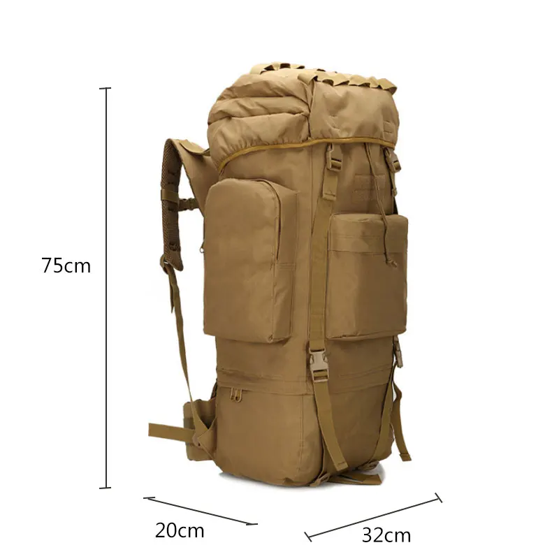 65L mochila военный тактический туристический рюкзак армейские рюкзаки для