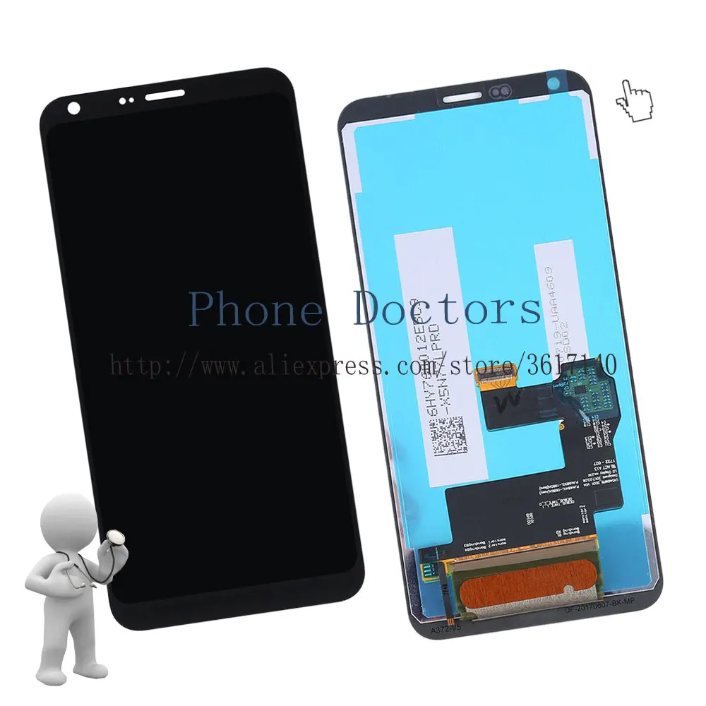 5 ''Full ЖК дисплей + Сенсорный экран дигитайзер в сборе для LG q6 M700 M700A черный
