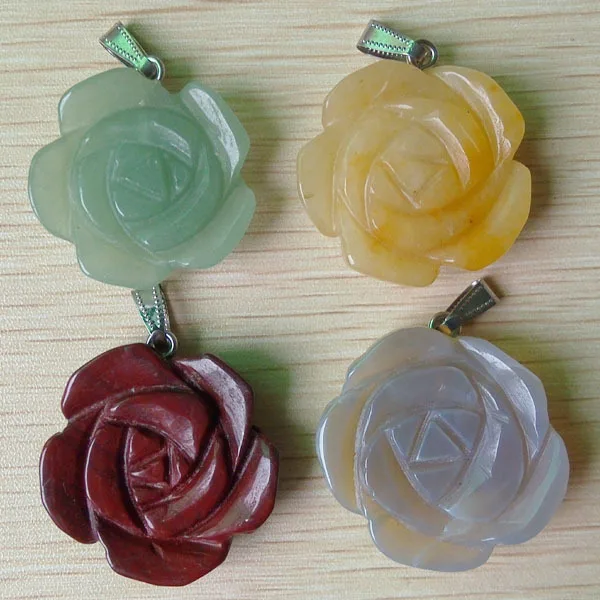 Новинка 2017 лидер продаж резные подвески в виде цветка розы из смешанного