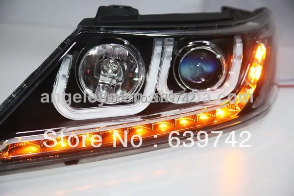 2009 2013 год Sorento светодиодсветодиодный U образные фары Angel Eyes для KIA LDV1|eyes angel|led angel