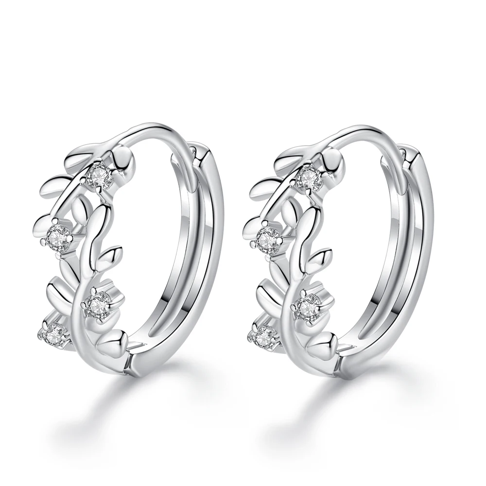 Fashion Jewelry Wholesale Silver Earring for women Wheat ears silver Plated earrings TTOXQWLR | Украшения и аксессуары