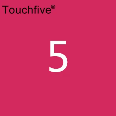5 TOUCHFIVE дополнительный цвет двойная головка художественные маркеры Кисть ручка на спиртовой основе эскизные маркеры манга ручки для рисования товары для рукоделия - Цвет: 5