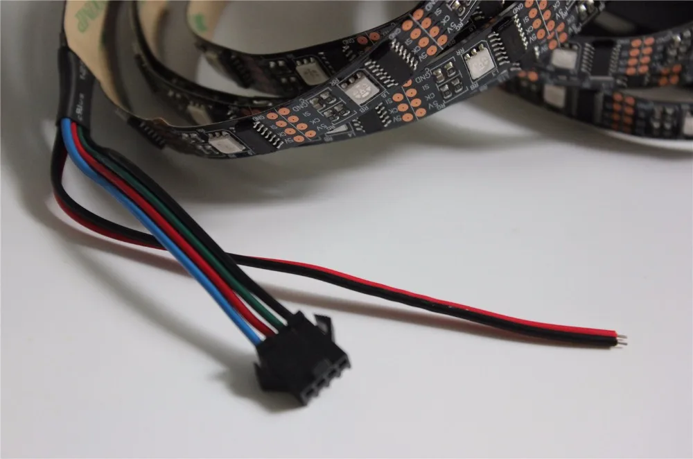 DC5V 5 м WS2801 32 светодиодный s/M 5050 rgb Адресуемых СВЕТОДИОДНЫЙ полосы | Лампы и