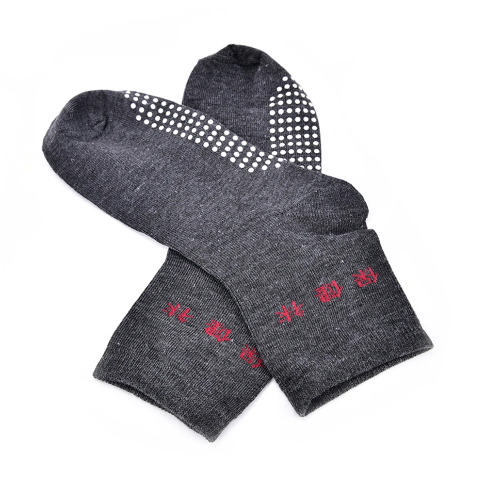 1 пара уход за ногами Автоматический нагрев массажные носки для лодыжки массажер