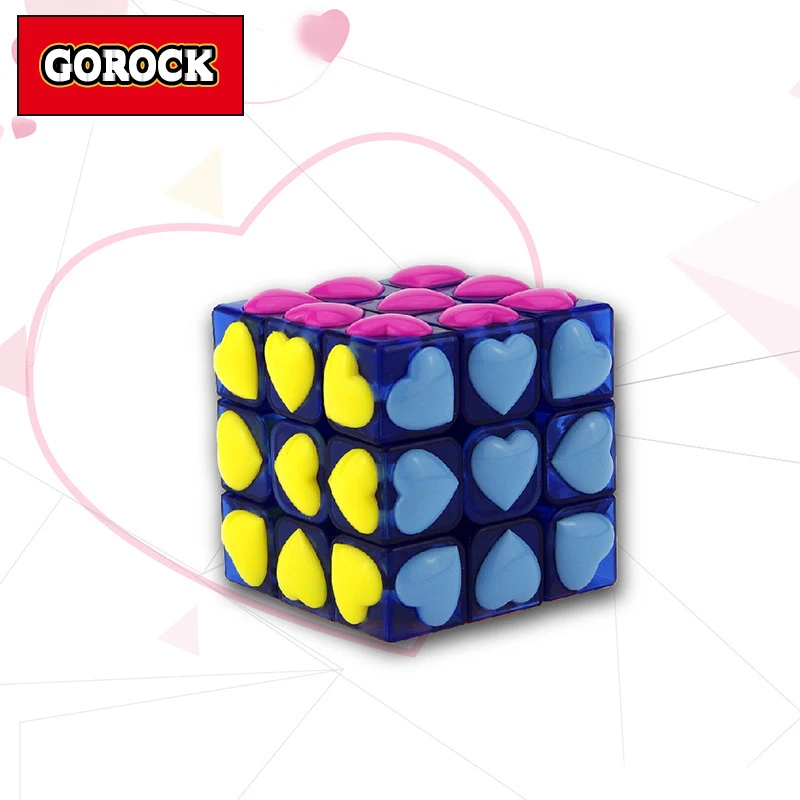Конкурс Скорость 3x3x3 куб Волшебные кубики Профессиональный головоломки в форме