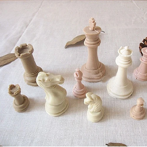 12 шт. Шахматный Король Queen рыцарь Форма помадные шоколадный торт для выпечки | Дом