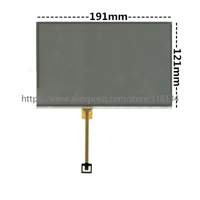 Новый LQ080Y5DZ03 LQ080Y5DZ01 LQ080Y5DZ30 LQ080Y5DZ30A 8 дюймов черный сенсорный экран монитор для Ford