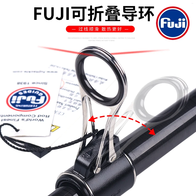 Lurekiller новые японские Fuji части Tele Surf Rod 4 25 м 100 250 г/150 350 г телескопическая surfcast