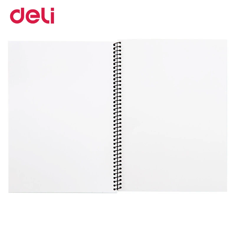 Deli Spiral A4 B5 профессиональные Альбомы для набросков для студентов канцелярские школьные наборы для рисования подарок для детей креативные дорожные записные книжки памяти